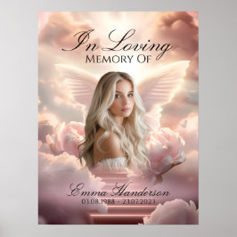 Poster Cartaz de Boas-Vindas Memorial Borboleta Celestial