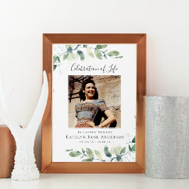 Poster Cartaz de Boas-Vindas para Celebração de Vida em F