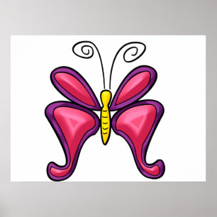 Póster Cartaz de borboleta