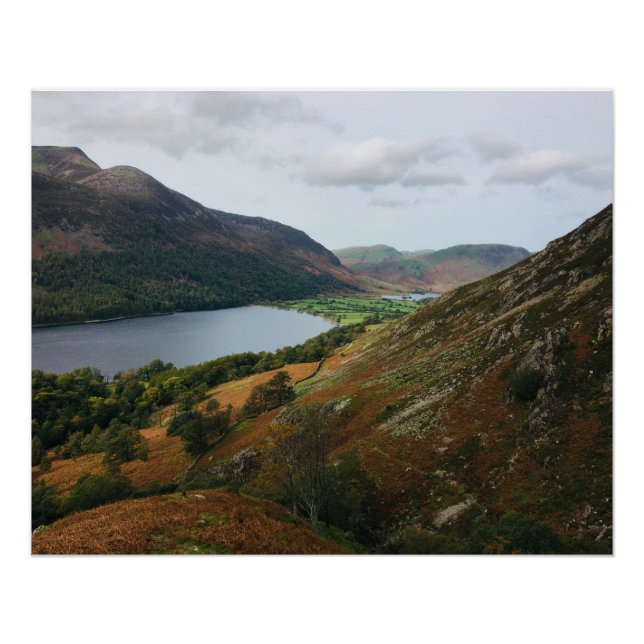 Póster Cartaz de Buttermere e Crummock Water (Frente)