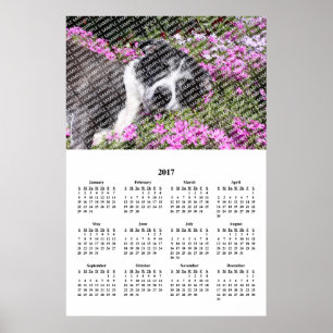 Póster Cartaz de Calendário Personalizado de Foto Anual d