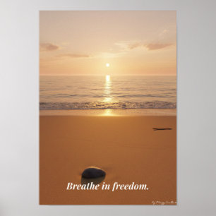 Poster Cartaz de Calma de Inverno Minimalista – Arte de P