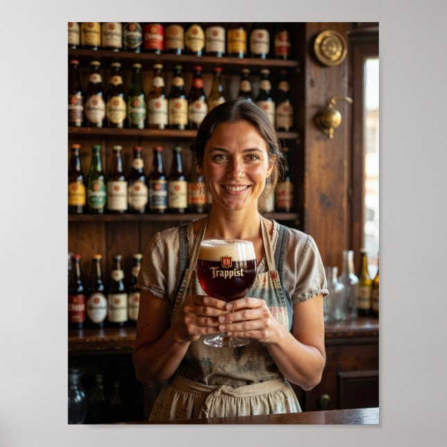 Poster Cartaz de Calor e Boas-Vindas de Taberna Belga (Frente)