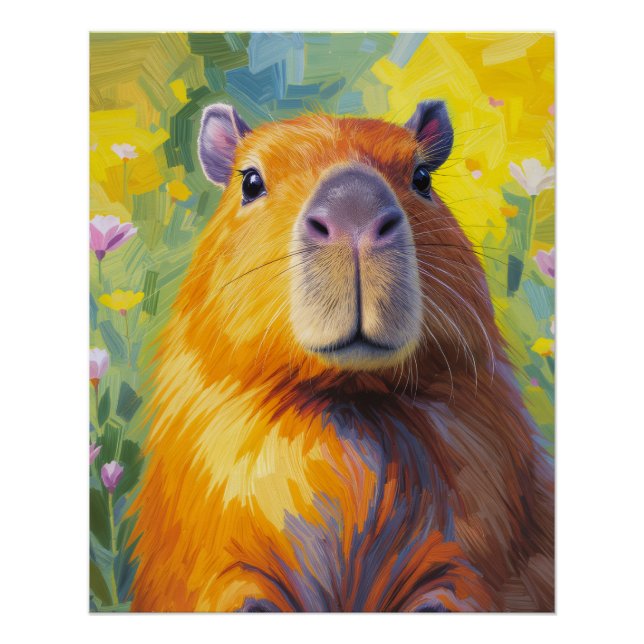 Póster Cartaz de Capivara 20"x25" (Frente)