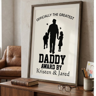 Poster Cartaz de Cartão de Presente Personalizado para o
