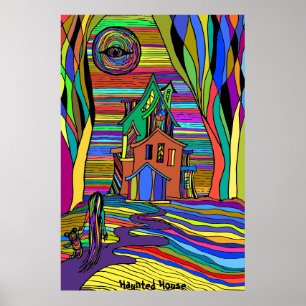 Poster Cartaz de Casa Assombrada