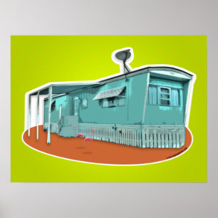 Poster Cartaz de Casa Móvel
