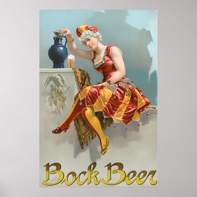 Poster Cartaz de Cerveja Bock (Frente)