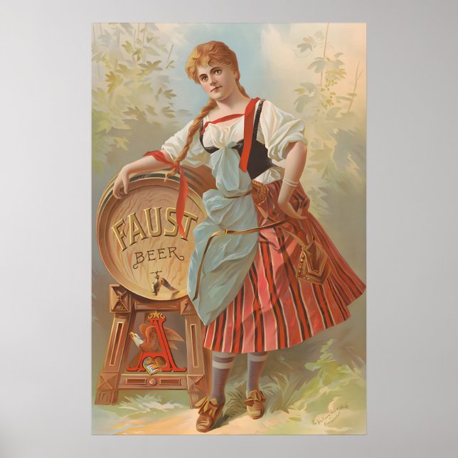 Poster Cartaz de Cerveja Bock 1 (Frente)