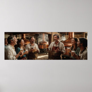 Poster Cartaz de Cervejaria Copper Alegria e Calor