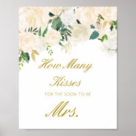 Poster Cartaz de Chute Quantos Beijos para a Próxima Sra.