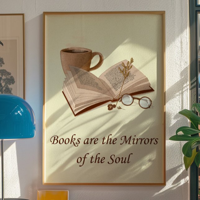 Poster Cartaz de Citação de Amante de Livros (Criador carregado)