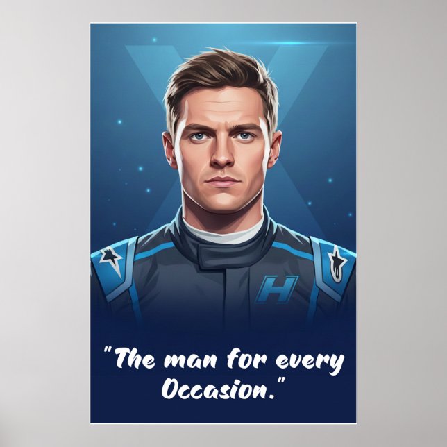 Poster Cartaz de Citação de Hülkenberg (Frente)