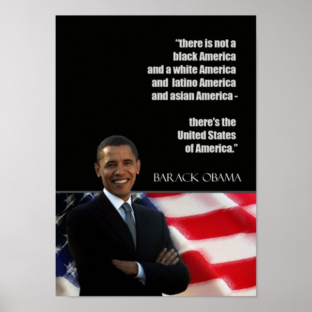 Poster Cartaz de Citação de Obama (Frente)