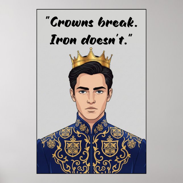Poster Cartaz de Citação do Livro Sem Poder (Frente)