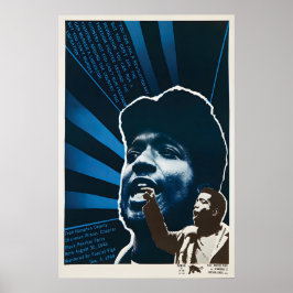 Poster Cartaz de Citação do Pantera Negra Arte da Revoluç