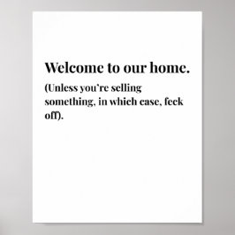 Poster Cartaz de Citação Irlandesa Divertida Moderna Irla