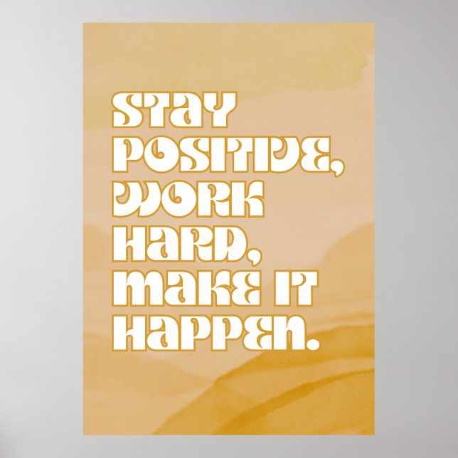 Poster Cartaz de Citação Motivacional (Frente)