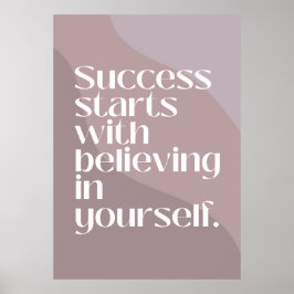 Poster Cartaz de Citação Motivacional