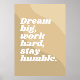 Poster Cartaz de Citação Motivacional