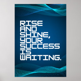 Poster Cartaz de Citação Motivacional