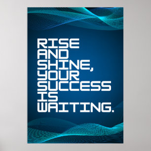 Poster Cartaz de Citação Motivacional