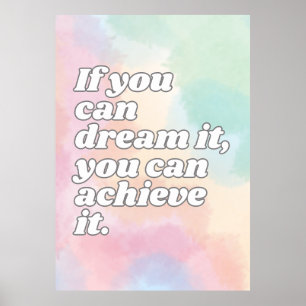 Poster Cartaz de Citação Motivacional
