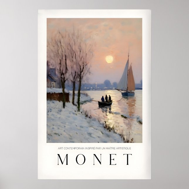 Poster Cartaz de Claude Monet (Frente)
