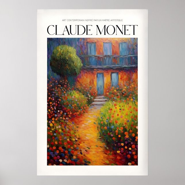 Poster Cartaz de Claude Monet (Frente)