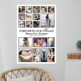 Poster Cartaz de Colagem de Fotos comemorativas