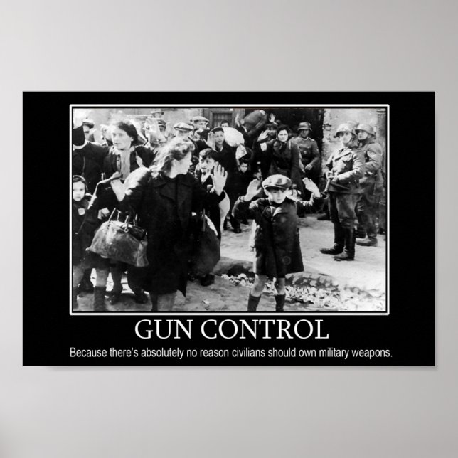 Poster Cartaz de Controle de Armas (Frente)