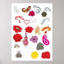 Cartaz de Convite de Casamento | Amor Floral Elega