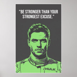 Poster Cartaz de corrida de Nico Hülkenberg Racing Vector