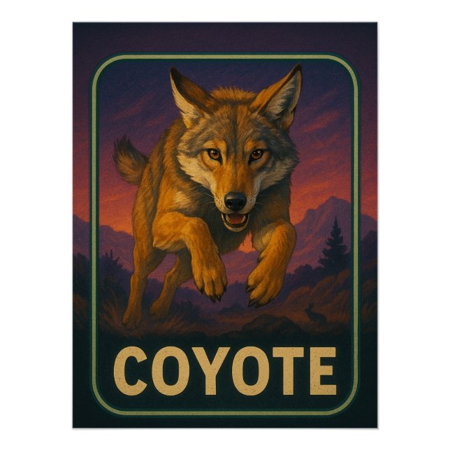 Póster Cartaz de Coyote (Frente)