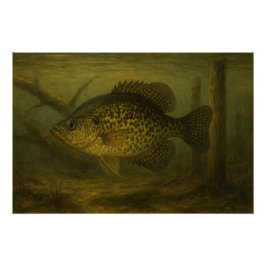 Póster Cartaz de Crappie