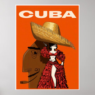 Poster Cartaz de Cuba