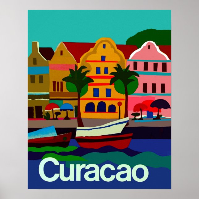 Poster cartaz de Curaçao (Frente)