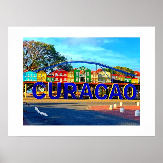 Poster Cartaz de Curaçao (Frente)