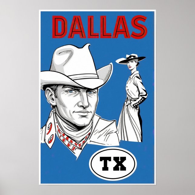 Poster cartaz de Dallas (Frente)