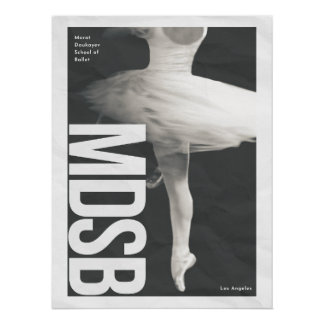 Póster Cartaz de dançarino do MDSB