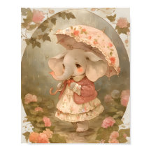 Cartaz de Decoração de Presente de Chá de Bebê Flo