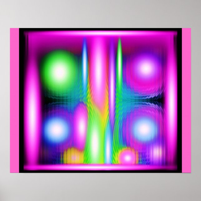 Póster Cartaz de Design Funky (Frente)