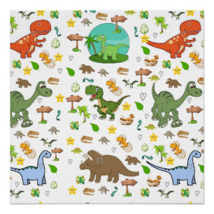 Póster Cartaz de Dinossauro