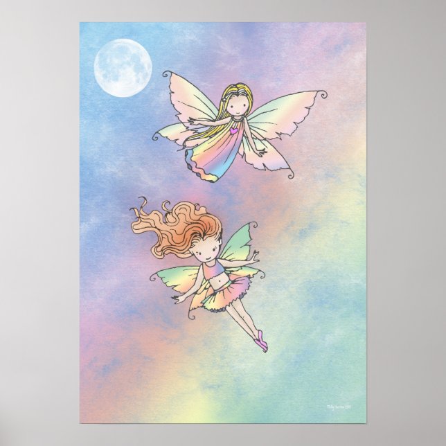 Póster Cartaz de Duas Pequenas Pixies Doces (Frente)