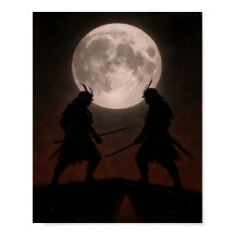 Cartaz de Duelo Épico de Samurai sob a Lua Cheia
