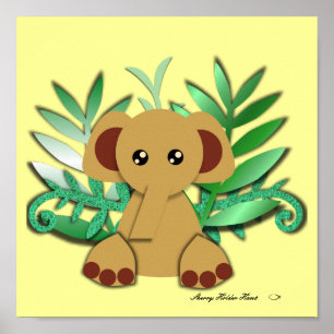 Poster Cartaz de Elefante