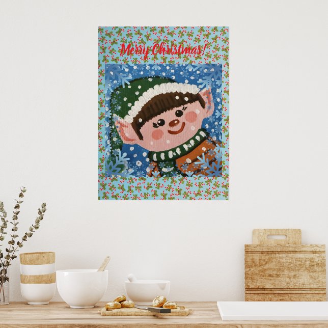 Poster Cartaz de Elfo (Cozinha)