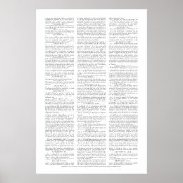Poster Cartaz de Emendas Constitucionais dos EUA