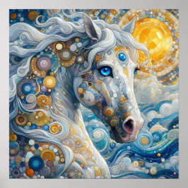 Poster Cartaz de equino fantasia