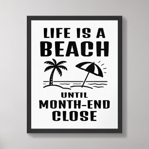 Poster Cartaz de escritório de contabilidade engraçado da